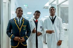 Learners together inside the laboratory during their off-campus CIMAS visit